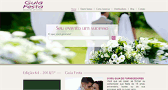 Desktop Screenshot of guiafesta.com.br